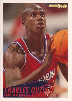 #301 Charles Outlaw - Los Angelesippers - 1994-95 Fleer Basketball