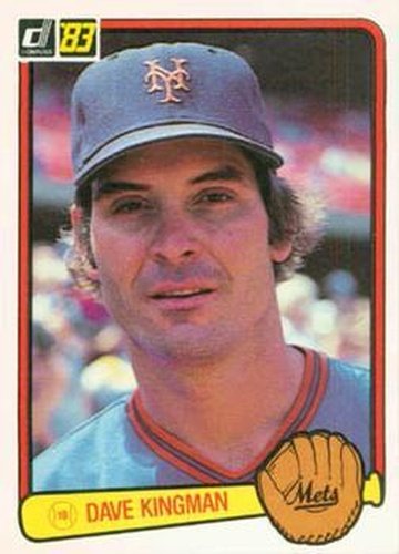 #301 Dave Kingman - New York Mets - 1983 Donruss Baseball