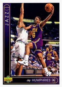 #301 Jay Humphries - Utah Jazz - 1993-94 Upper Deck Basketball