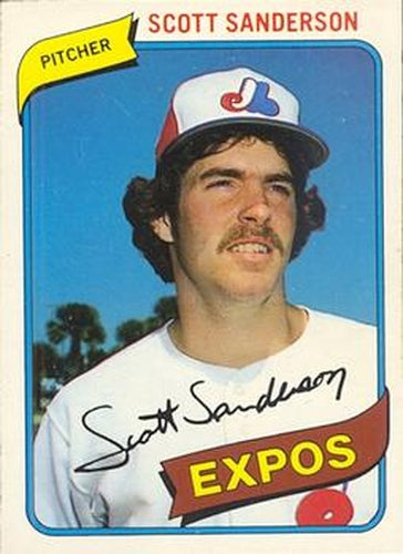 #301 Scott Sanderson - Montreal Expos - 1980 O-Pee-Chee Baseball