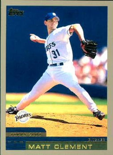 #301 Matt Clement - San Diego Padres - 2000 Topps Baseball