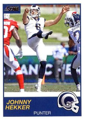 #301 Johnny Hekker - Los Angeles Rams - 2019 Score Football