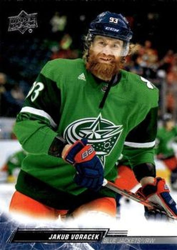 #302 Jakub Voracek - Columbus Blue Jackets - 2022-23 Upper Deck Hockey