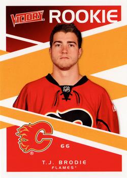 #329 T.J. Brodie - Calgary Flames - 2010-11 Upper Deck Victory Hockey