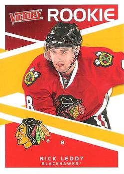 #345 Nick Leddy - Chicago Blackhawks - 2010-11 Upper Deck Victory Hockey