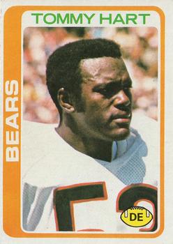 #302 Tommy Hart - Chicago Bears - 1978 Topps Football