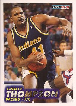 #302 LaSalle Thompson - Indiana Pacers - 1993-94 Fleer Basketball