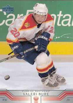 #302 Valeri Bure - Florida Panthers - 2001-02 Upper Deck Hockey