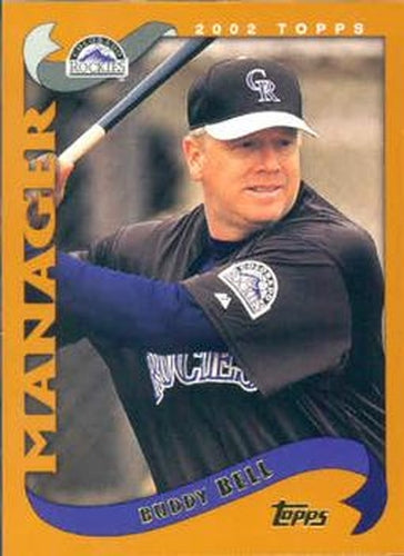 #302 Buddy Bell - Colorado Rockies - 2002 Topps Baseball