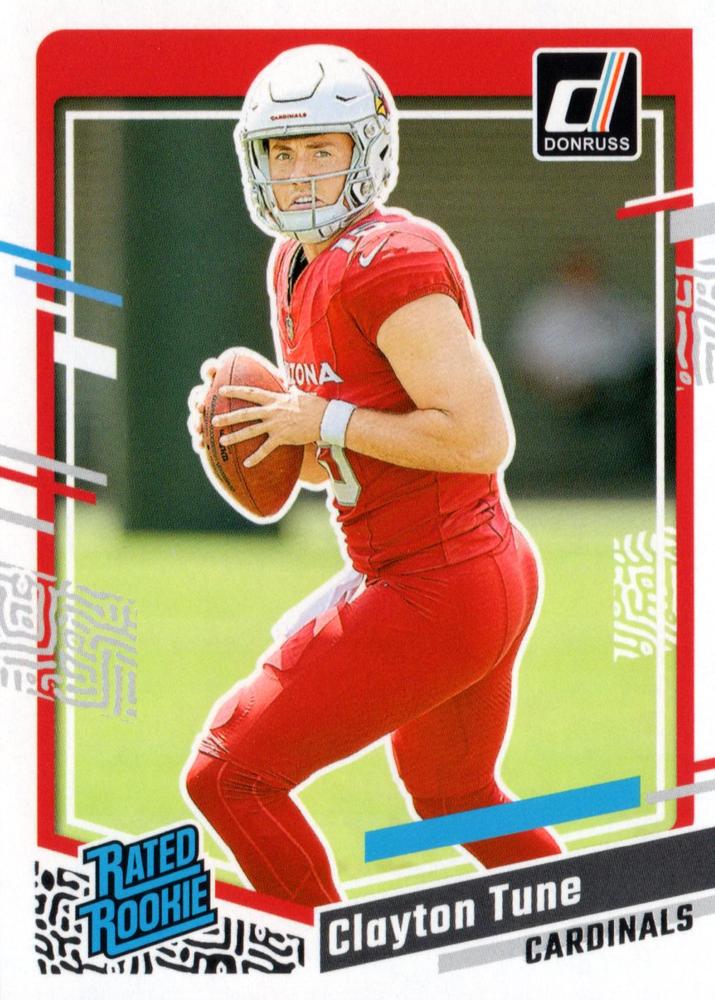 #302 Clayton Tune - Arizona Cardinals - 2023 Donruss Football