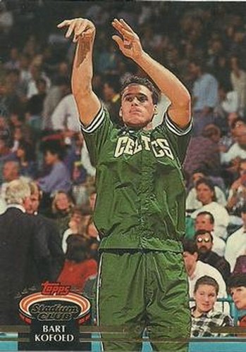 #302 Bart Kofoed - Boston Celtics - 1992-93 Stadium Club Basketball