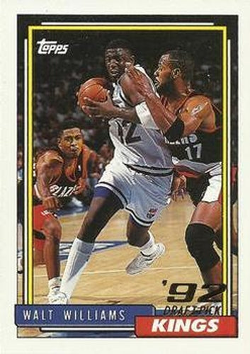 #302 Walt Williams - Sacramento Kings - 1992-93 Topps Basketball