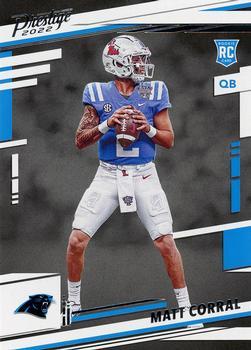 #302 Matt Corral - Carolina Panthers - 2022 Panini Prestige Football