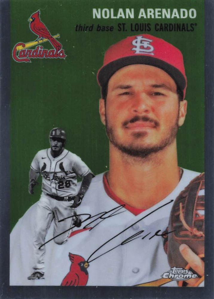 #302 Nolan Arenado - St. Louis Cardinals - 2023 Topps Chrome Platinum Anniversary Baseball
