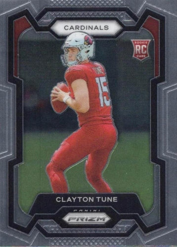 #302 Clayton Tune - Arizona Cardinals - 2023 Panini Prizm Football