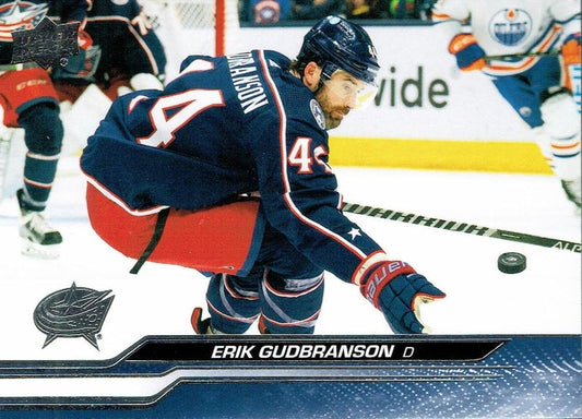 #302 Erik Gudbranson - Columbus Blue Jackets -2023-24 Upper Deck Hockey