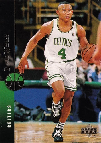 #302 David Wesley - Boston Celtics - 1994-95 Upper Deck Basketball
