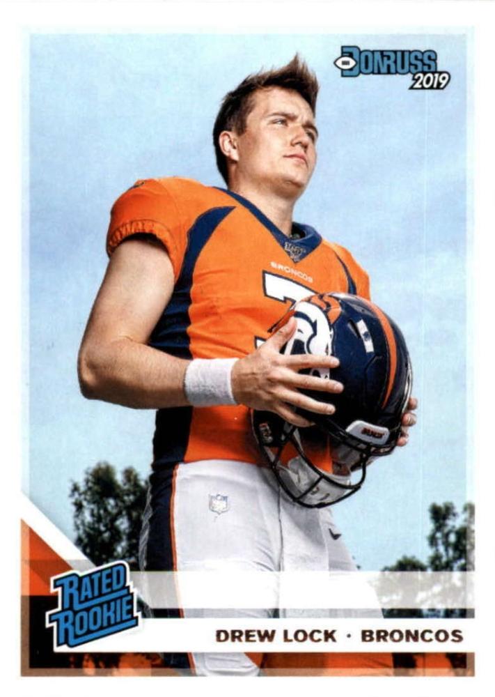 #303 Drew Lock - Denver Broncos - 2019 Donruss Football