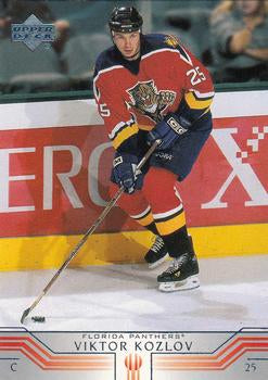 #303 Viktor Kozlov - Florida Panthers - 2001-02 Upper Deck Hockey