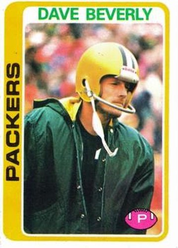 #303 Dave Beverly - Green Bay Packers - 1978 Topps Football