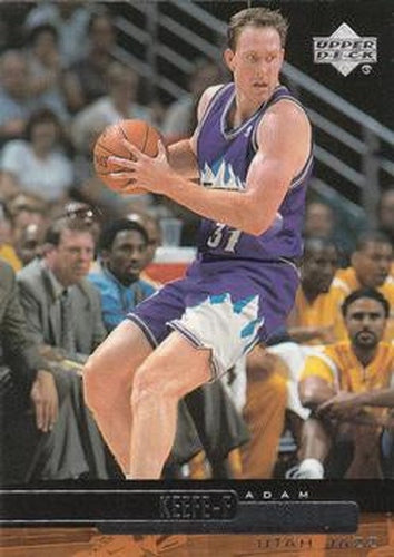 #303 Adam Keefe - Utah Jazz - 1999-00 Upper Deck Basketball