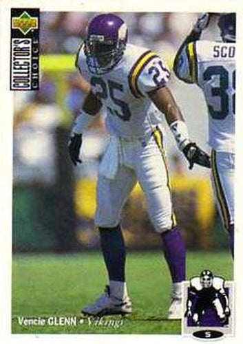 #303 Vencie Glenn - Minnesota Vikings - 1994 Collector's Choice Football