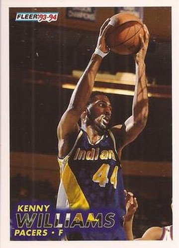 #303 Kenny Williams - Indiana Pacers - 1993-94 Fleer Basketball