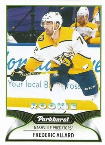 #303 Frederic Allard - Nashville Predators - 2021-22 Parkhurst Hockey