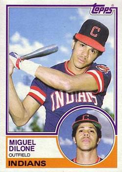 #303 Miguel Dilone - Cleveland Indians - 1983 Topps Baseball