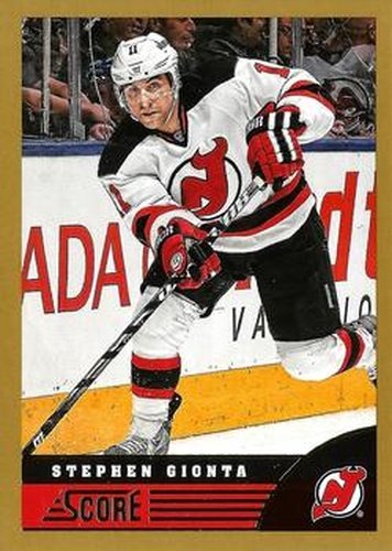 #303 Stephen Gionta - New Jersey Devils - 2013-14 Score - Gold Hockey