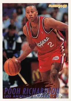 #303 Pooh Richardson - Los Angelesippers - 1994-95 Fleer Basketball