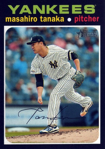 #303 Masahiro Tanaka - New York Yankees - 2020 Topps Heritage Baseball