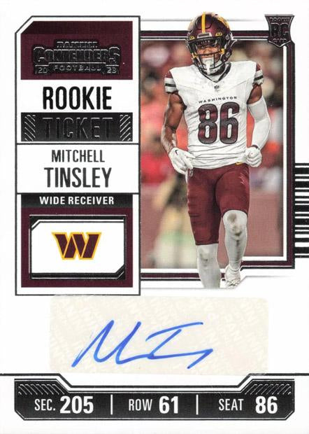 #304 Mitchell Tinsley - Washington Commanders - 2023 Panini Contenders Football