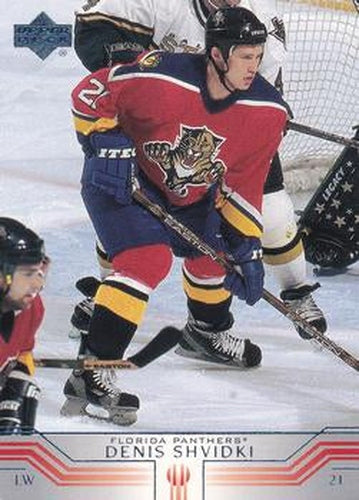 #304 Denis Shvidki - Florida Panthers - 2001-02 Upper Deck Hockey