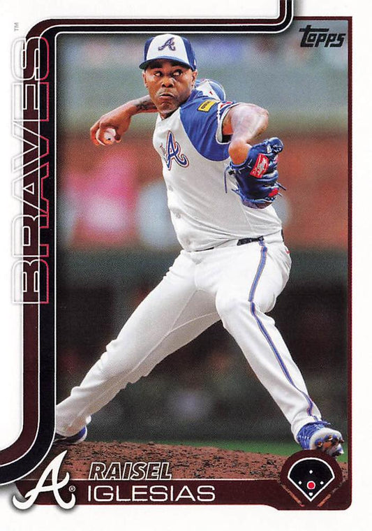 #304 Raisel Iglesias - Atlanta Braves - 2025 Topps Baseball