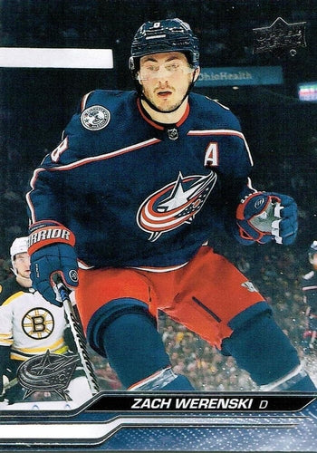 #304 Zach Werenski - Columbus Blue Jackets -2023-24 Upper Deck Hockey