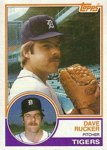 #304 Dave Rucker - Detroit Tigers - 1983 Topps Baseball