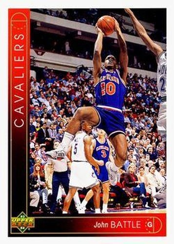 #304 John Battle - Cleveland Cavaliers - 1993-94 Upper Deck Basketball