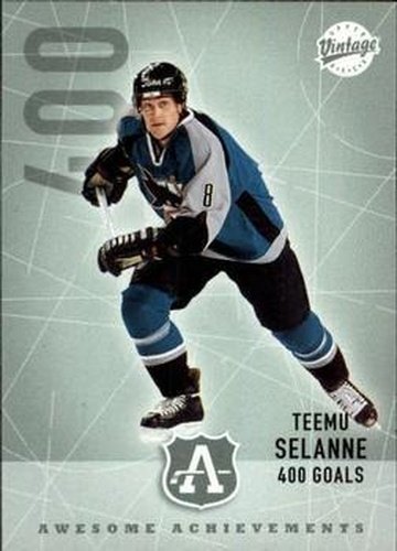 #304 Teemu Selanne - San Jose Sharks - 2002-03 Upper Deck Vintage Hockey