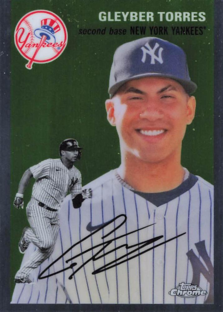 #304 Gleyber Torres - New York Yankees - 2023 Topps Chrome Platinum Anniversary Baseball