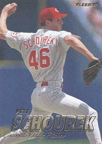 #304 Pete Schourek - Cincinnati Reds - 1997 Fleer Baseball