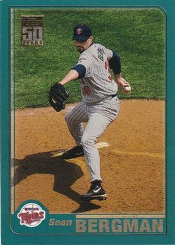 #304 Sean Bergman - Minnesota Twins - 2001 Topps Baseball