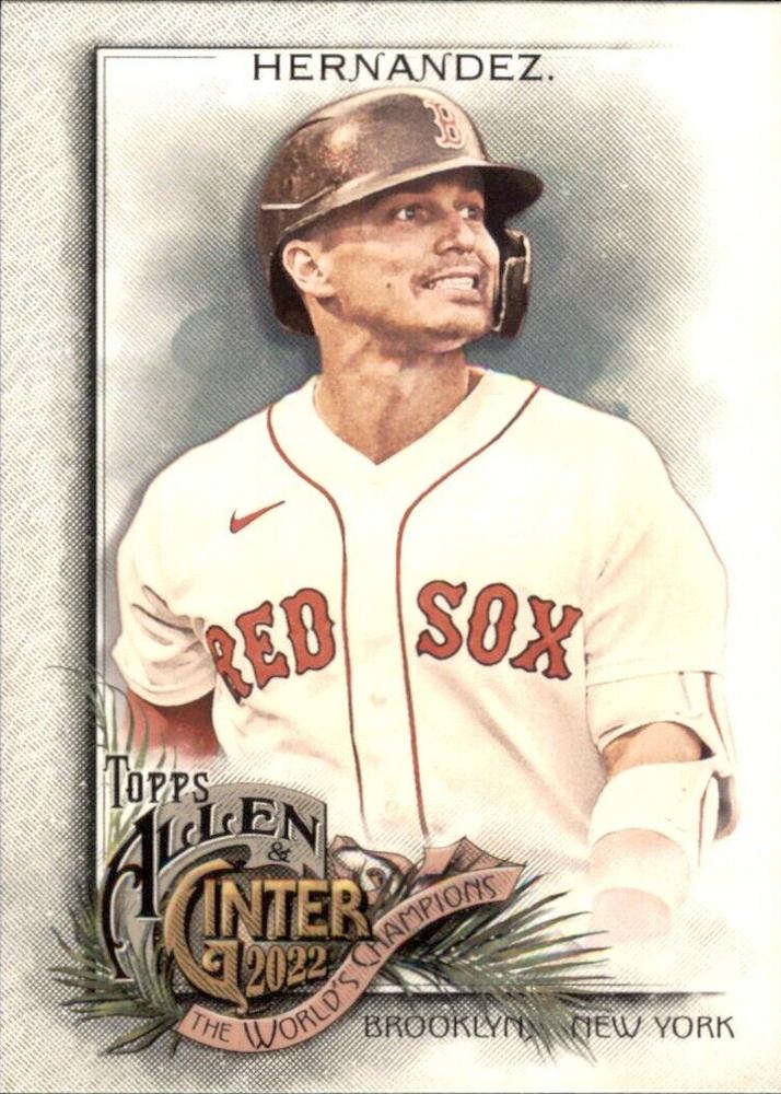 #304 Enrique Hernandez - Boston Red Sox - 2022 Topps Allen & Ginter Baseball