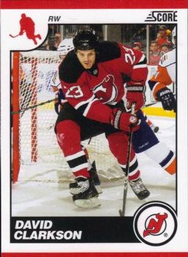 #304 David Clarkson - New Jersey Devils - 2010-11 Score Hockey