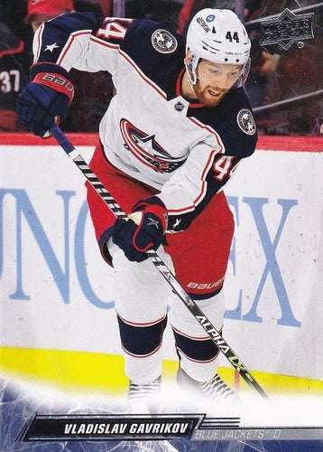 #305 Vladislav Gavrikov - Columbus Blue Jackets - 2022-23 Upper Deck Hockey
