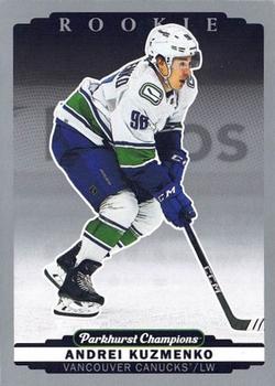 #305 Andrei Kuzmenko - Vancouver Canucks - 2022-23 Parkhurst Champions - Silver Hockey