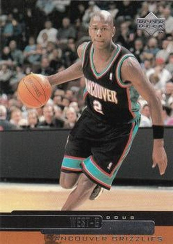 #305 Doug West - Vancouver Grizzlies - 1999-00 Upper Deck Basketball