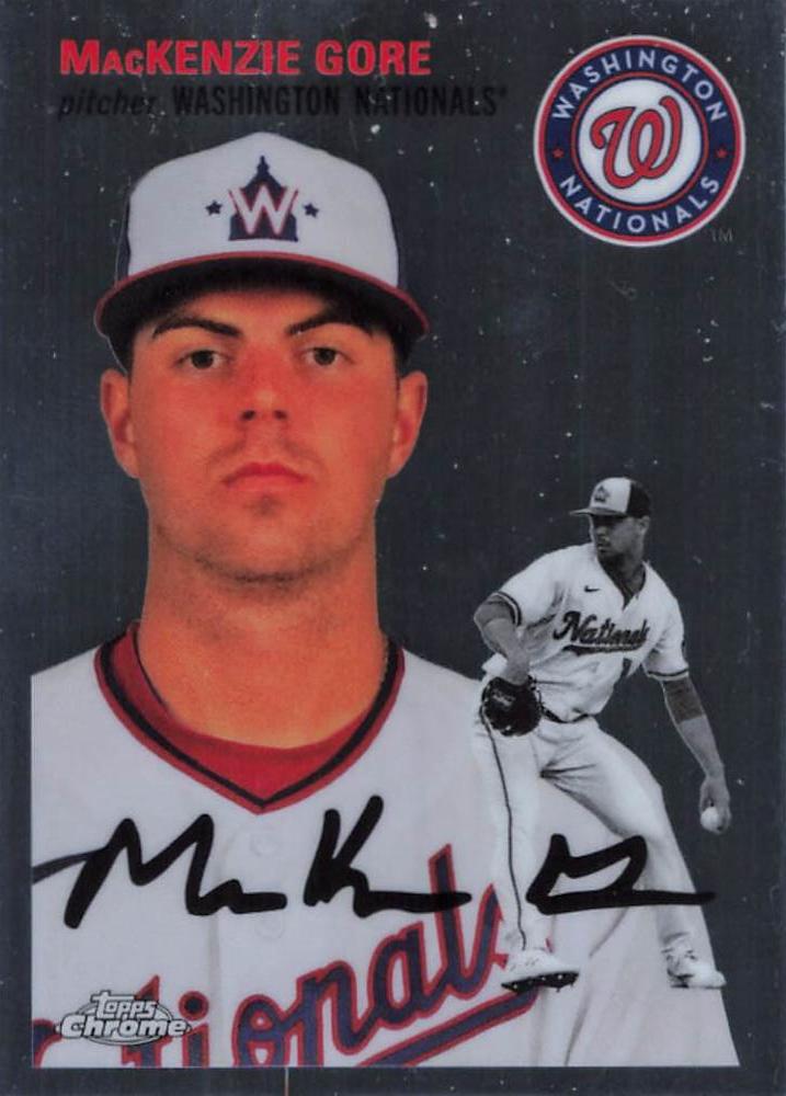 #305 MacKenzie Gore - Washington Nationals - 2023 Topps Chrome Platinum Anniversary Baseball