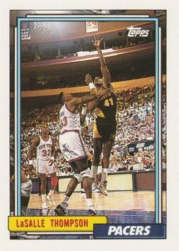 #305 LaSalle Thompson - Indiana Pacers - 1992-93 Topps Basketball