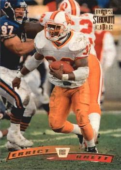 #305 Errict Rhett - Tampa Bay Buccaneers - 1996 Stadium Club Football